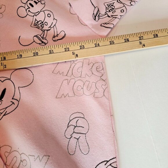 Disney Pink Mickey Mouse Embroidered Women Zipper Hoodie Jacket Sz XL - Picture 11 of 16